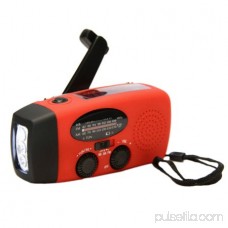 Emergency Hand Crank Generator Solar AM/FM/WB Radio Flashlight r 570553305